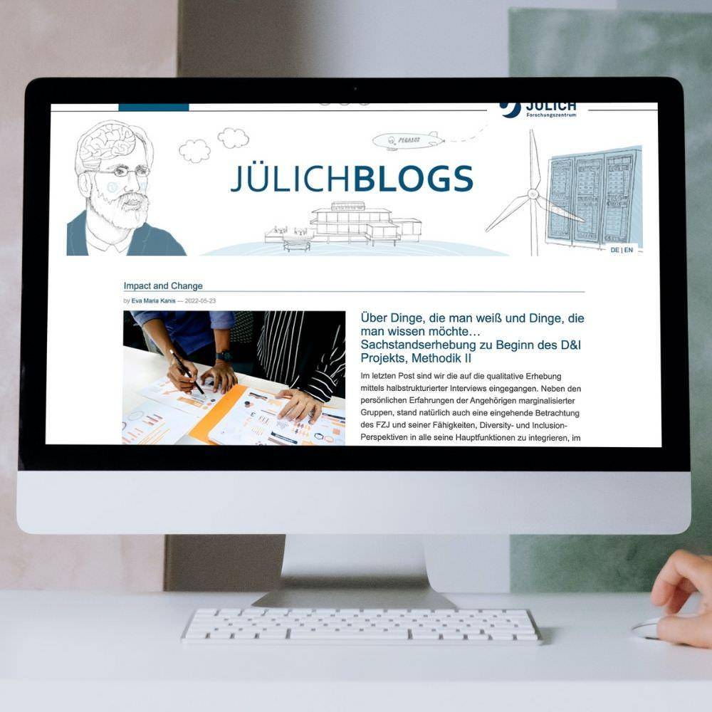 Forschungszentrum Jülich WeblogFrauke Kickmeier Website