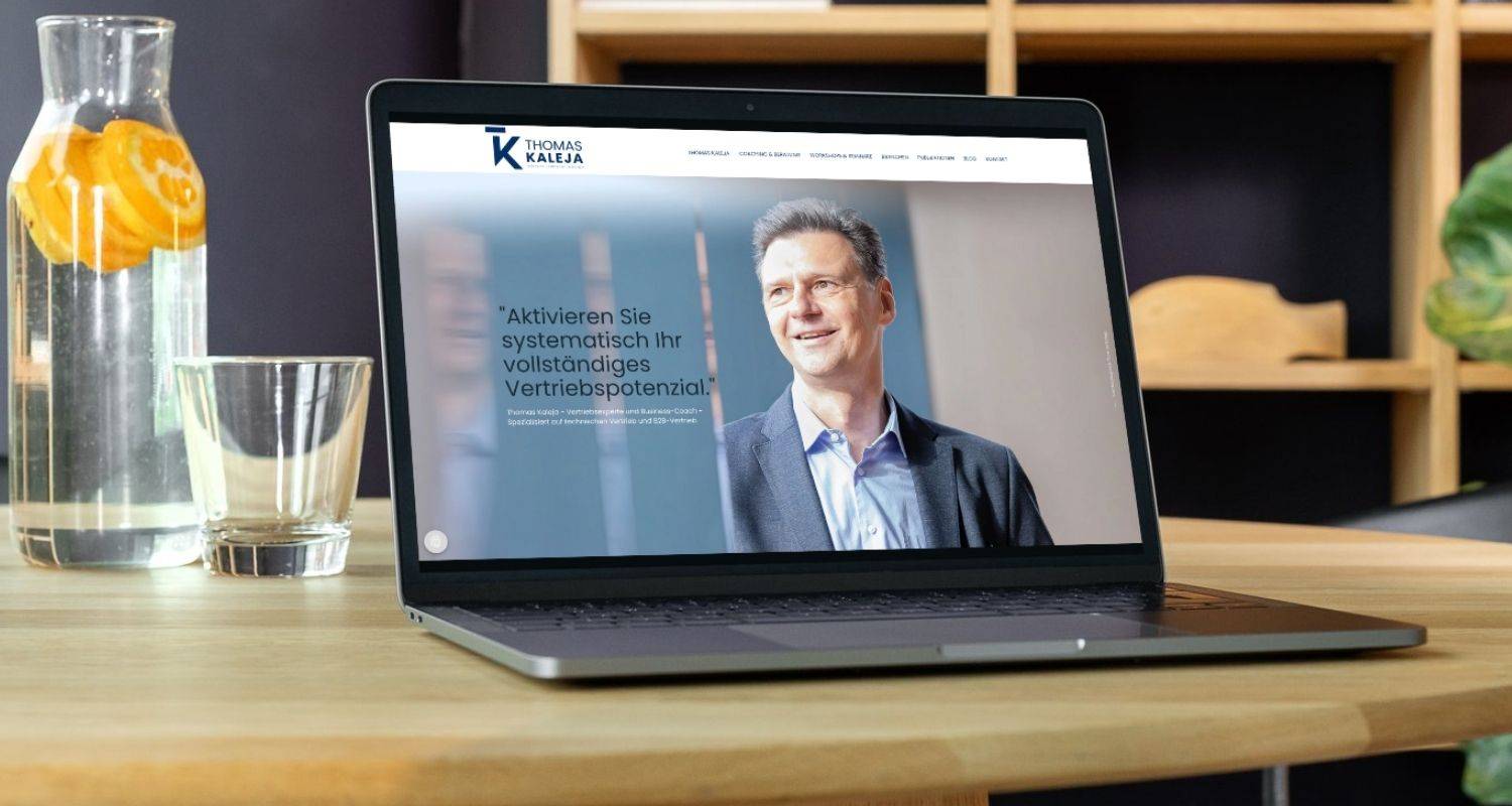 Website von Thomas Kaleja - Vertriebsexperte und Business-Coach